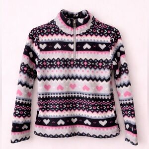 The Children’s Place Girls Fleece 1/4 Zip Pullover Size S (5/6)